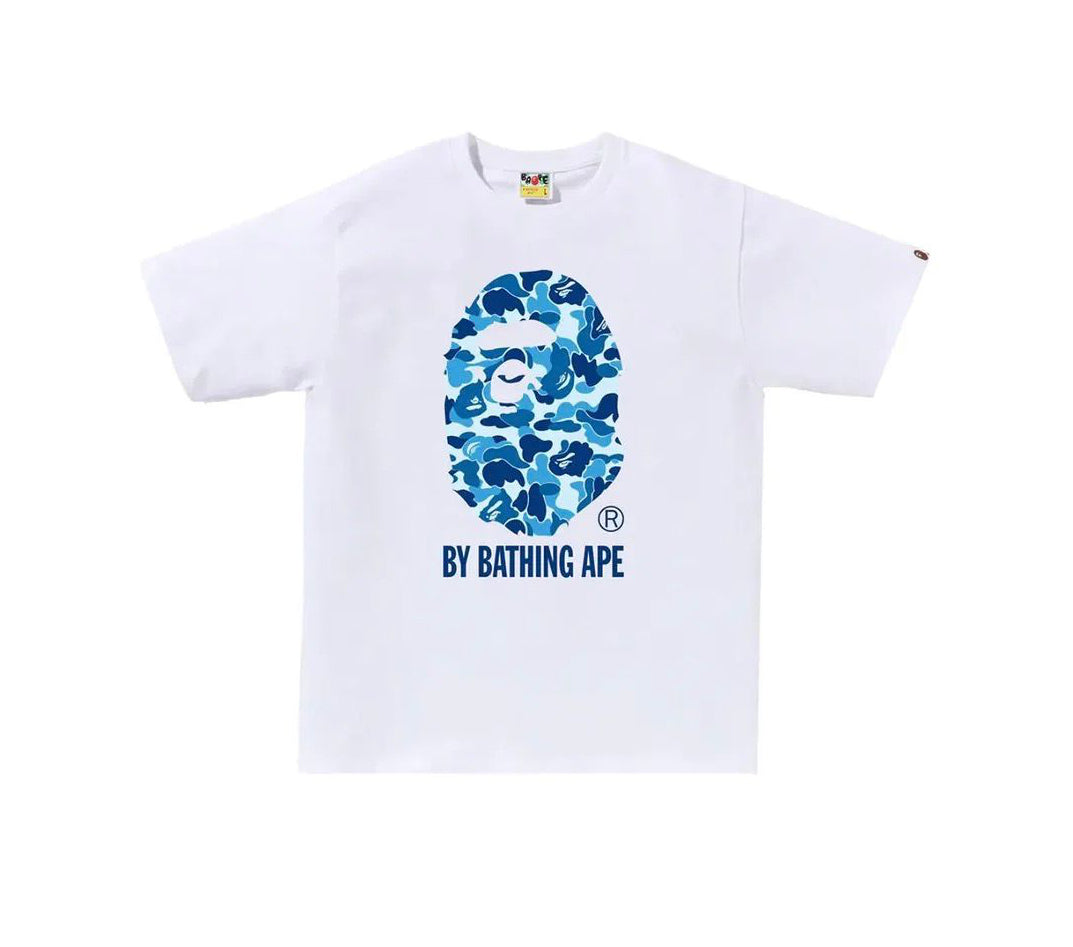 T-shirt Bape Blanc et Bleu