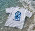 T-shirt Bape Blanc et Bleu