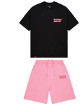 Ensemble broken planet rose et noir